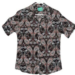 Guiri Paisley Print Men's button up Shirt